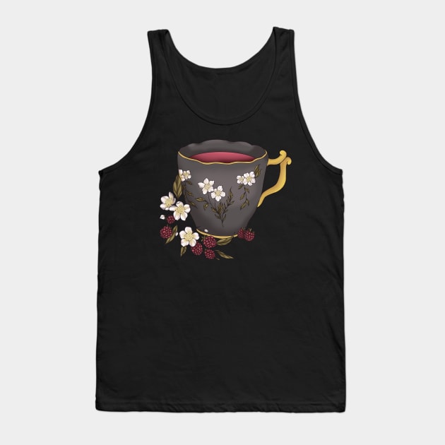 Sweet Raspberry Tea Tank Top by Gekko and the Samurai 